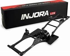 INJORA Center Mounted Transmission LCG Carbon Fiber Chassis Kit für 1/10 RC Crawlers (INC-10C)