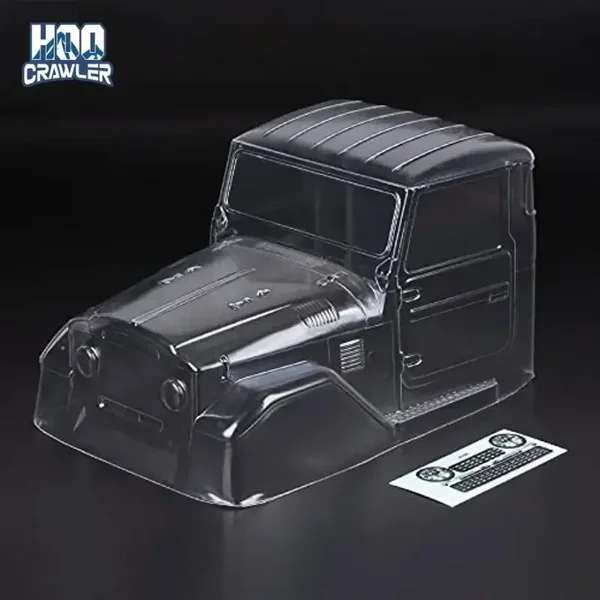 HooCrawler 1/10 1965 Toyota FJ40 Truck Cab PC Klare Karosserie für RC Crawler Axial SCX10 TRX4