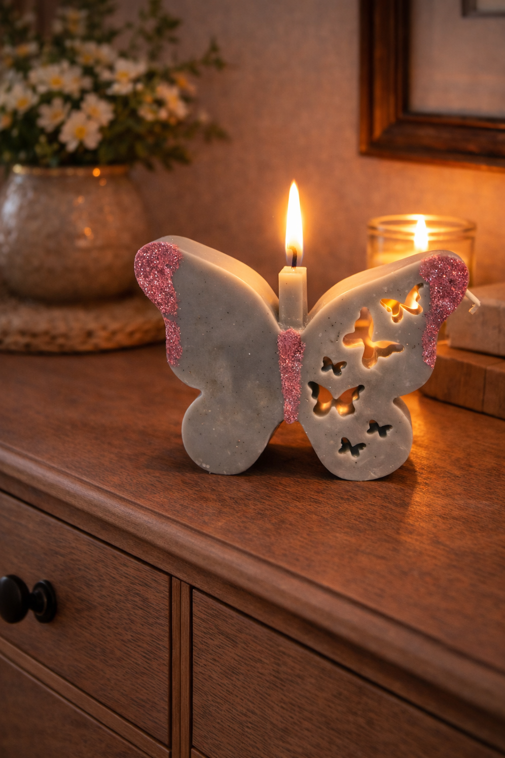 Kerze Schmetterling