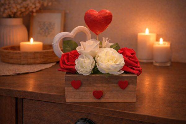 Gesteck mit Blumen