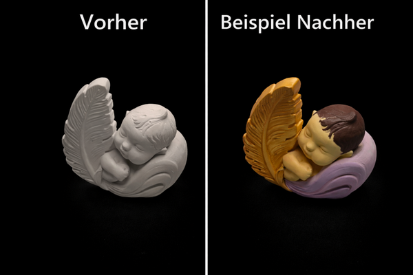 Gipsfiguren zum Selberbemalen Baby