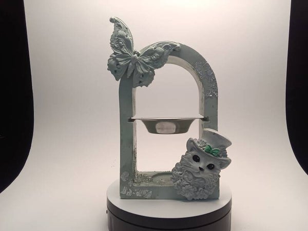 Gips Öl-Teelichtwärmer