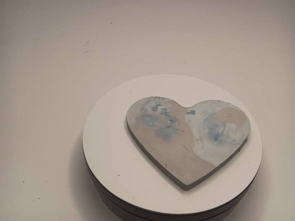 Gips Platte Herz