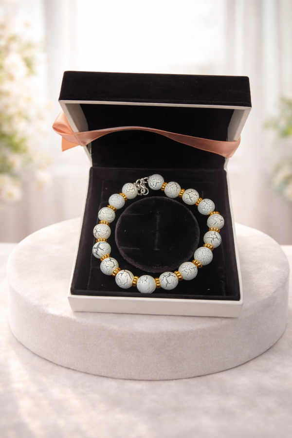 Armband Weiß Gold
