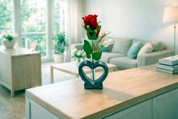 Gesteck Blumenhalter aus Gips