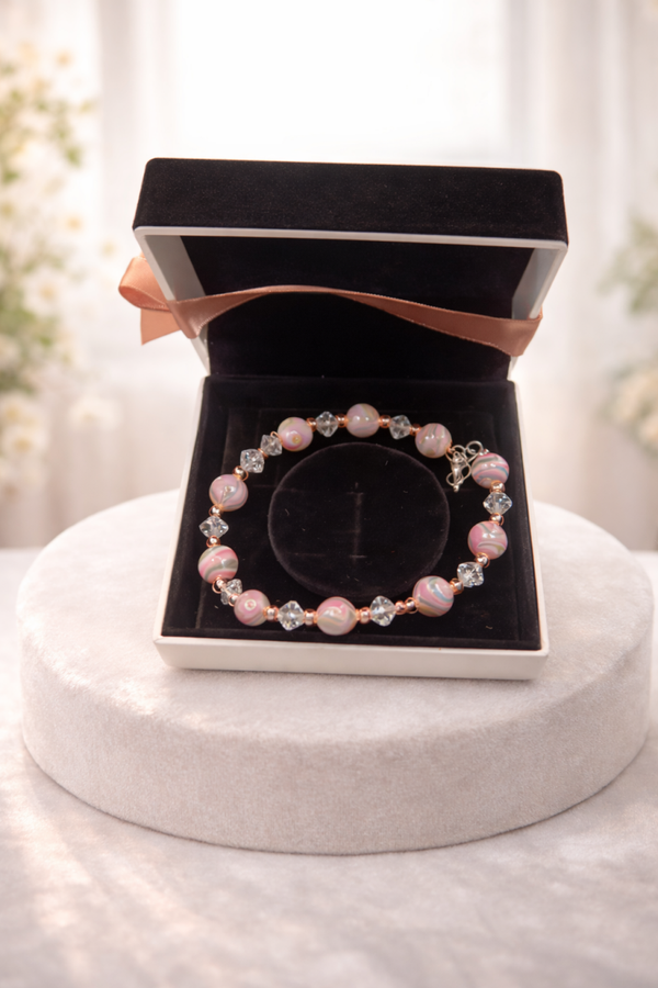Armband rosegold marmoriert