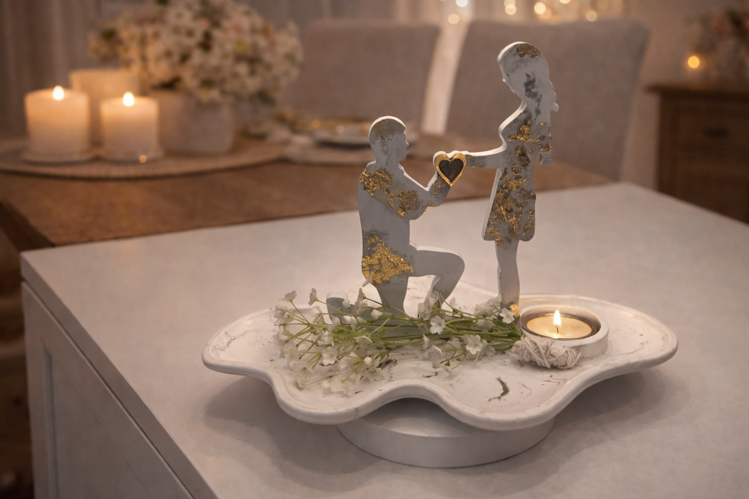 Gips Gestecke Antrag Heirat Heiratsantrag