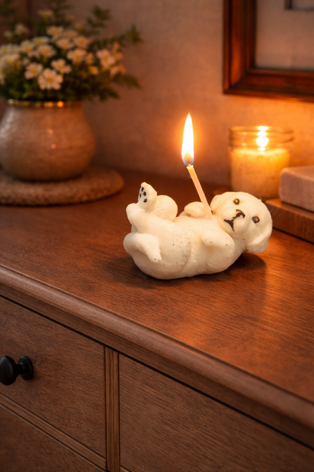 Kerze Hund goldenen Retriver