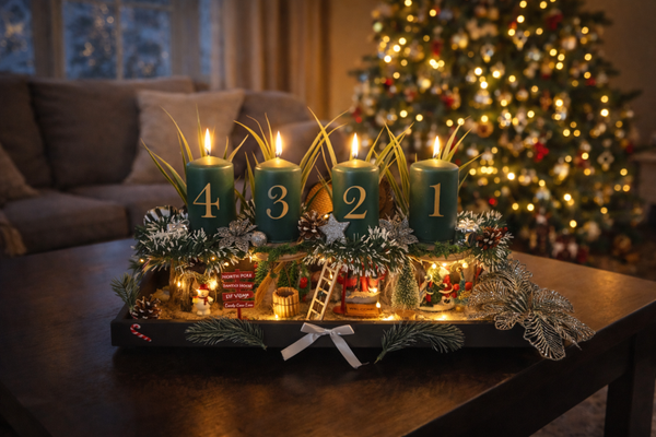 Adventsgesteck Weihnachtskranz Adventskranz