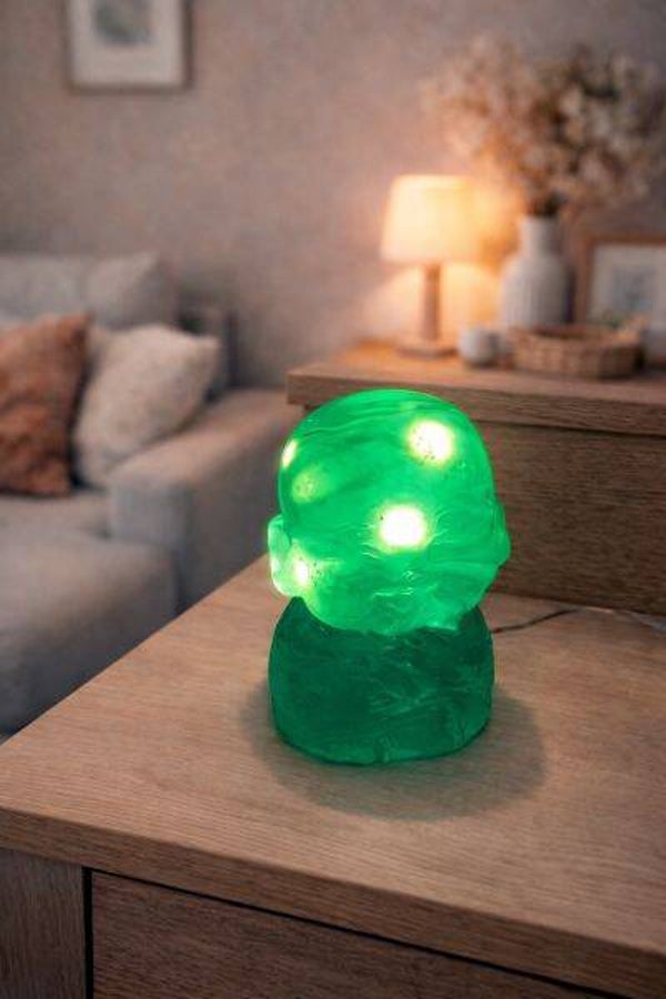 Epoxidharz klein Buddababy mit Licht