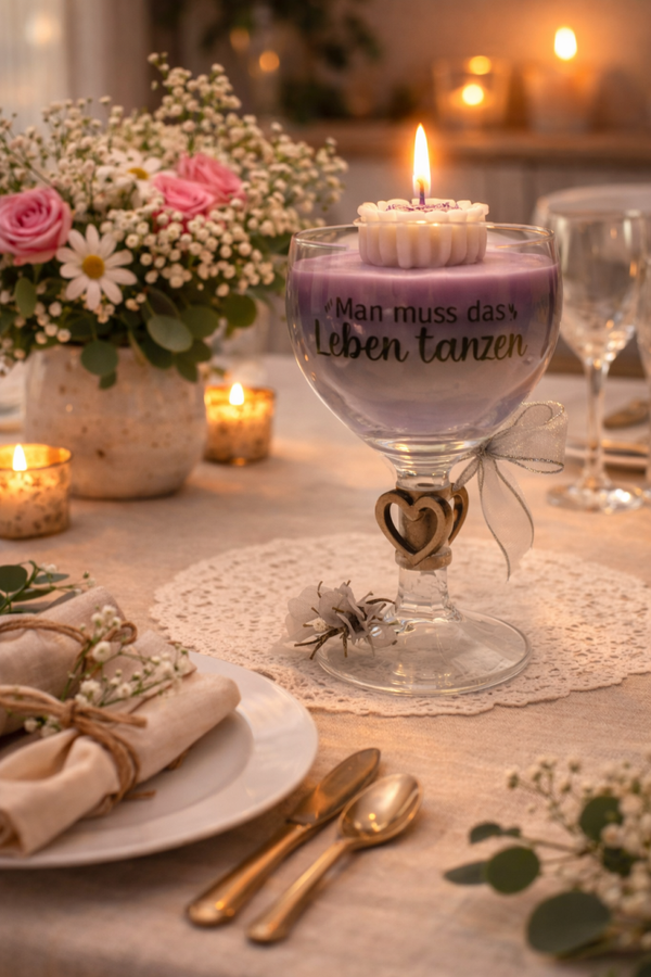 Duftkerze im Glas Kerze