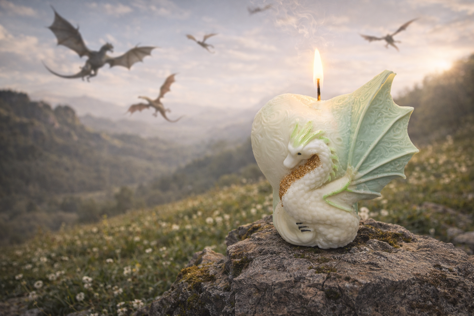 Drache mit Herz