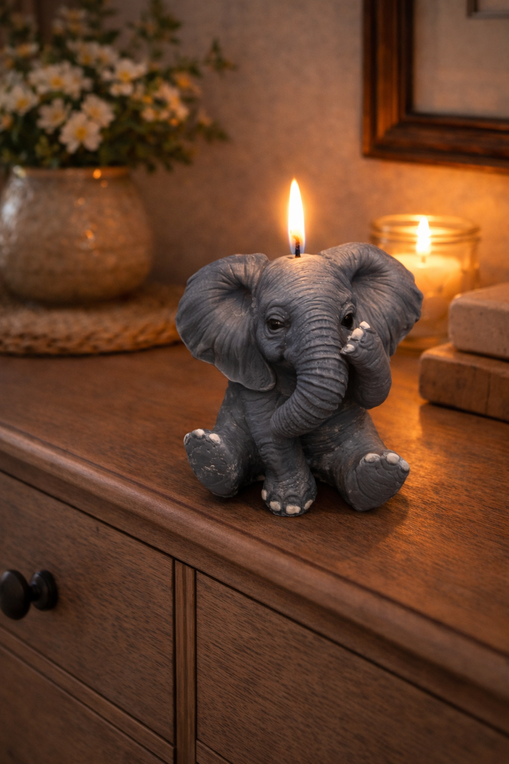 Kerze Elefanten Elefant