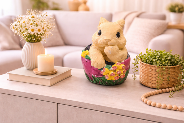 Hase im Ei Ostern