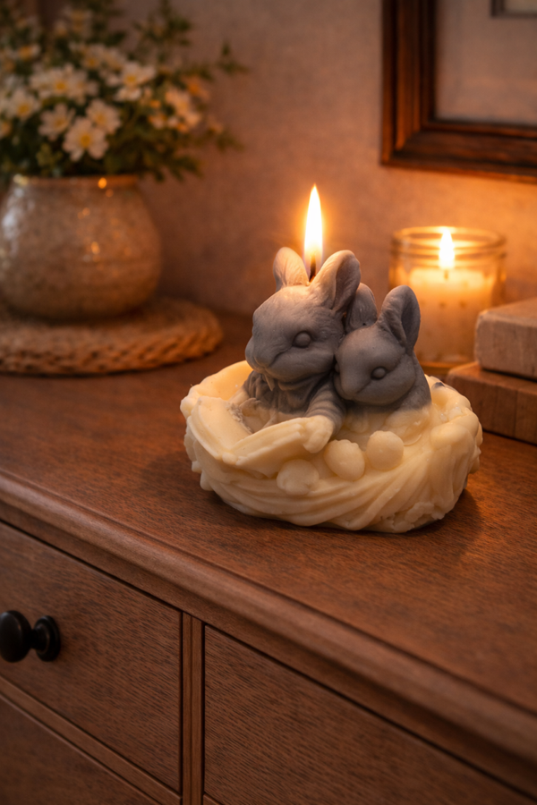 lesende Hasen Ostern