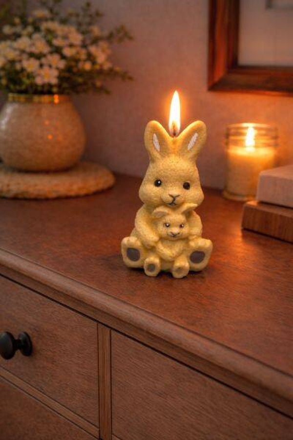 Hase mit Kind Ostern