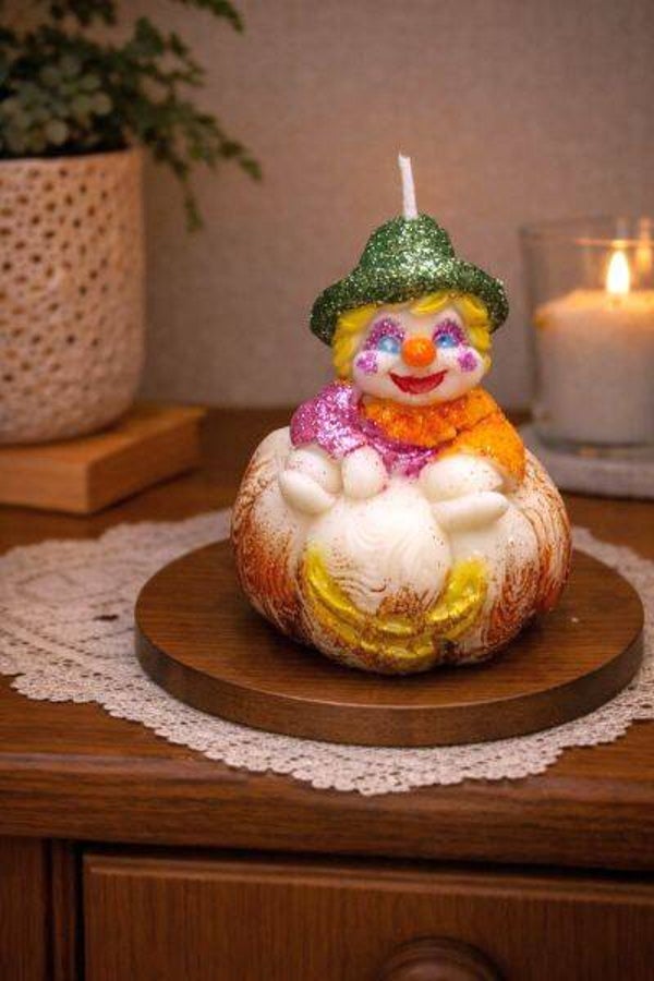 Kürbis mit Clown