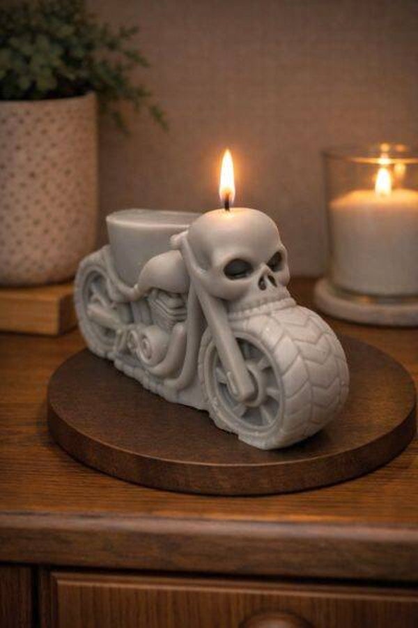 Motorrad Totenkopf