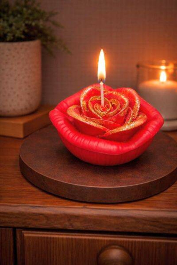 Mund Rose Blume Liebe