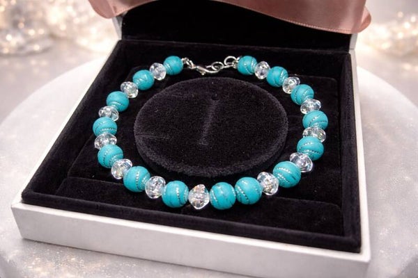 Armband blau