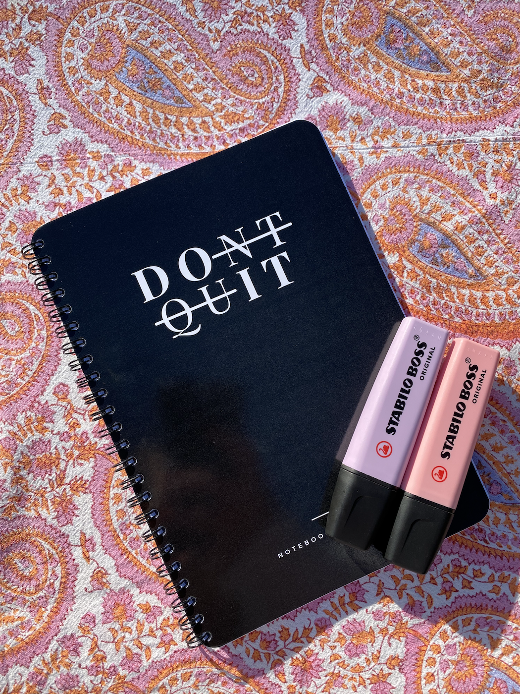 Notebook Don't Quit, Do it!