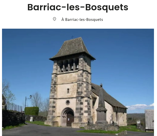 Barriac Les Bosquets