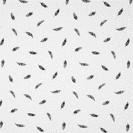 Wieg hoeslaken | veertjes