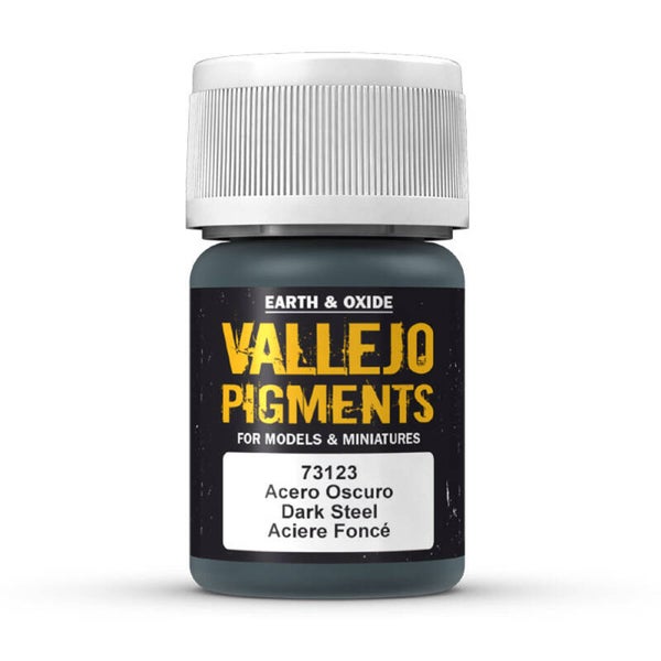 Vallejo 73123 dark steel pigment
