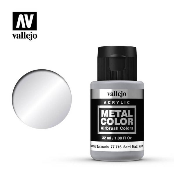 Vallejo 77716 metal color semi matt aluminium