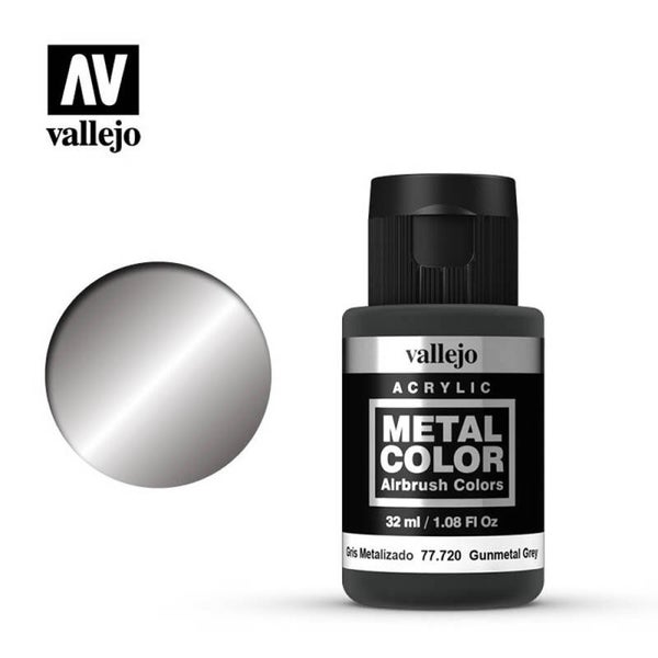 Vallejo 77720 metal color gunmetal grey