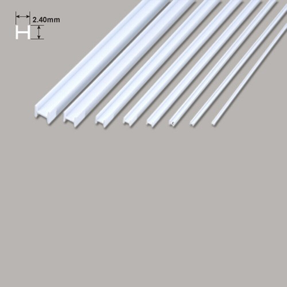 Plastruct 90542 HFS-3 H-profiel 2.4mm