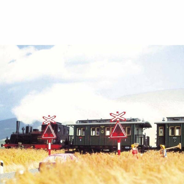 Busch H0 5966 Zwitserse spoorweg overgang beveiliging