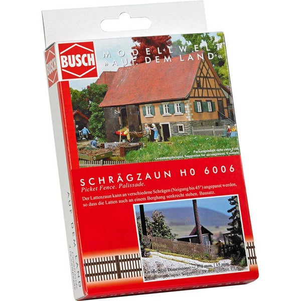 Busch H0 6006 schrägzaun