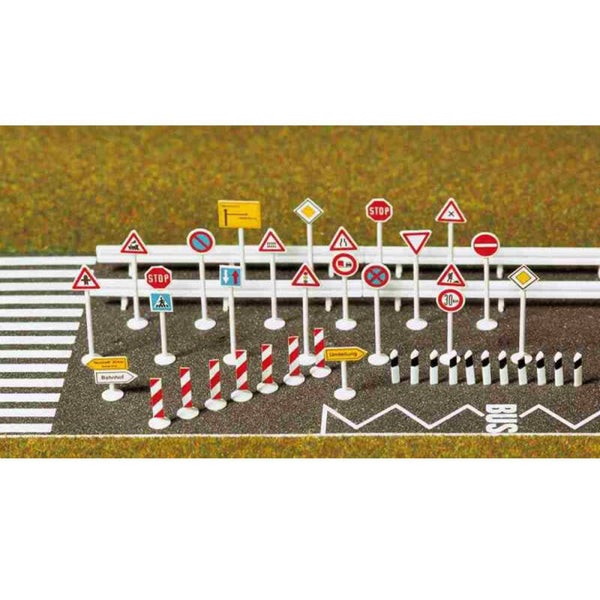 Busch H0 6027 verkeersborden set