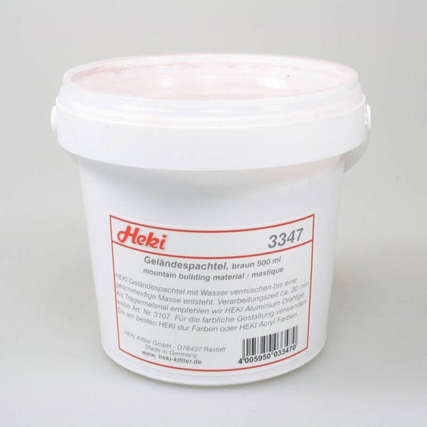 Heki 3347 geländespachtel bruin 500 ml