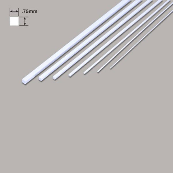Plastruct 90730 MS-30 vierkant staf 0.8 mm