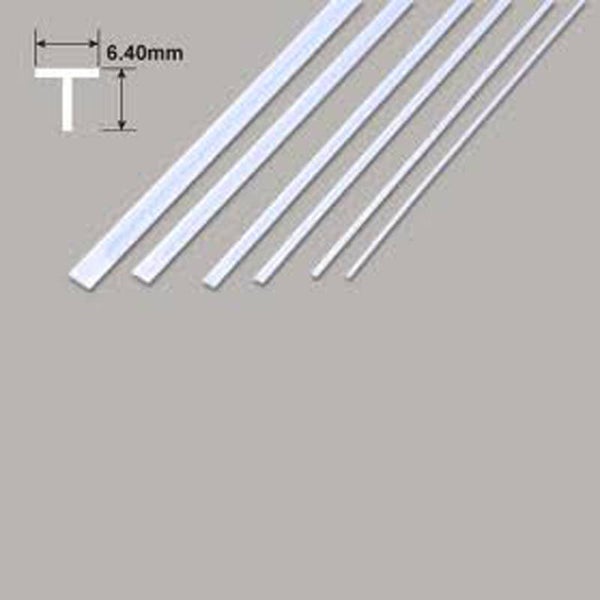 Plastruct 90566 TFS-8 T-profiel 6.4mm