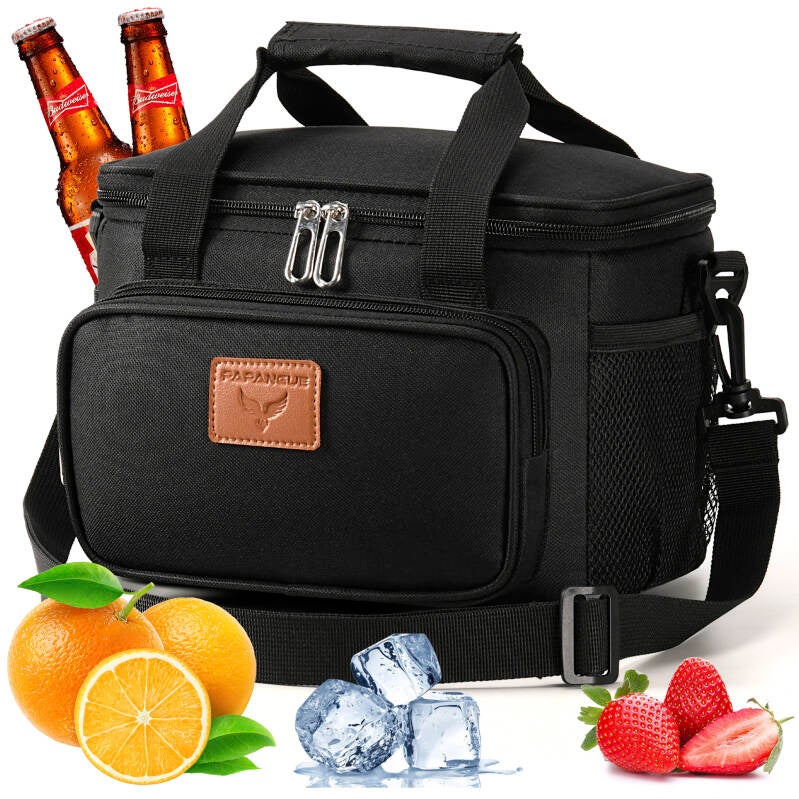 sac isotherme souple 12 litres PAPANGUE couleur noir