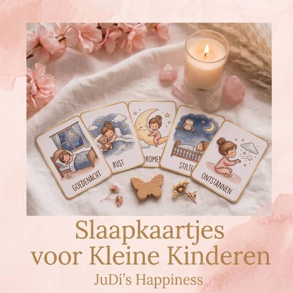 Kaartenset - Droomzacht - Slaapkaartjes voor Jonge Kinderen - JuDi's Happiness