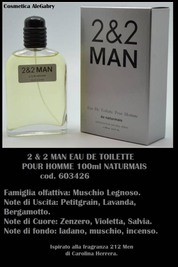 eau de toilette 2&2 Naturmais