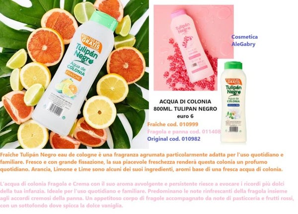 acqua di colonia Tulipan Negro