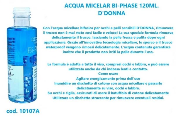 acqua micellare bi-phase D'Donna