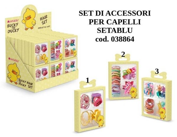 set di accessori per capelli Setahome