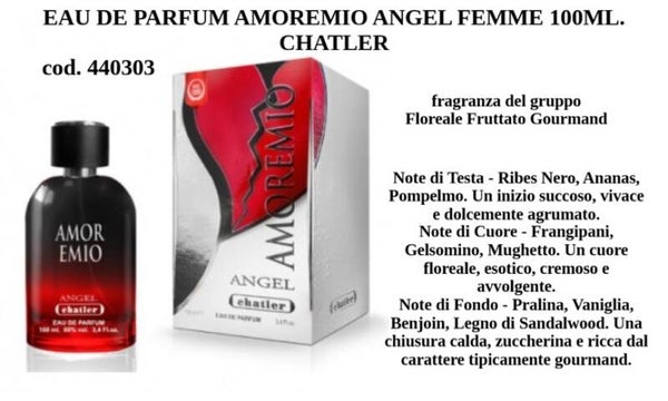 eau de parfum amore mio angel Chatler