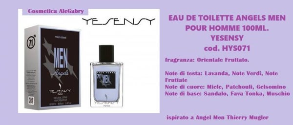 eau de toilette angels men Yesensy
