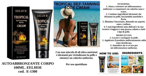 autoabbronzante corpo Eelhoe