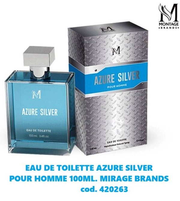 eau de toilette azure silver Mirage Brands