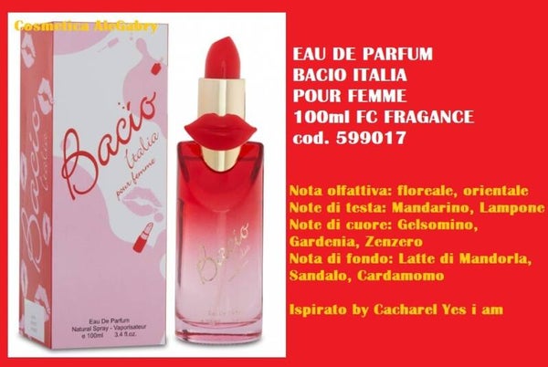 eau de parfum bacio Italia FC fragance