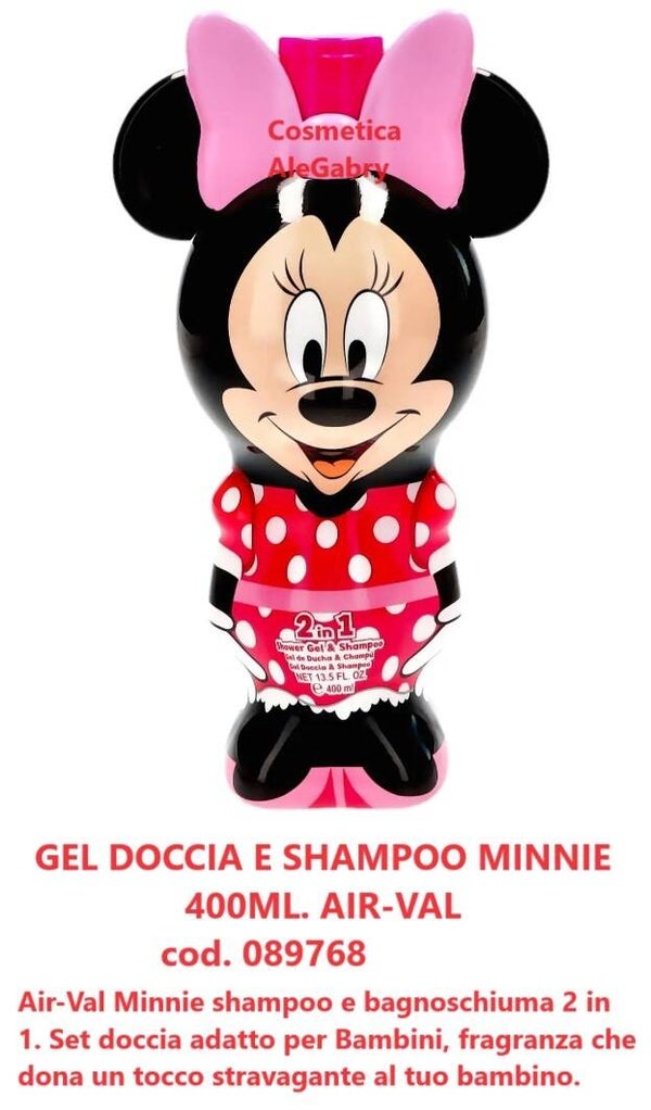 Gel doccia e shampoo Minnie 400 ml Air-Val