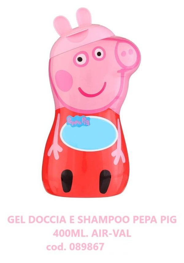 Gel doccia e shampoo Peppa Pig 400ml Air-Val